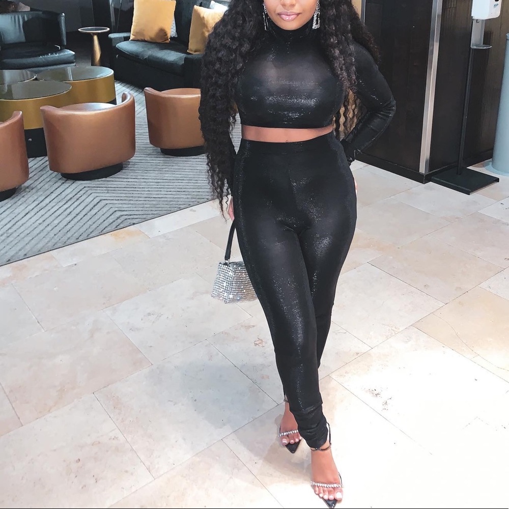 Shane Justin liquid metal Two Piece set